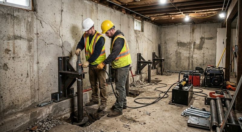 Basement Stabilization in Jupiter, FL