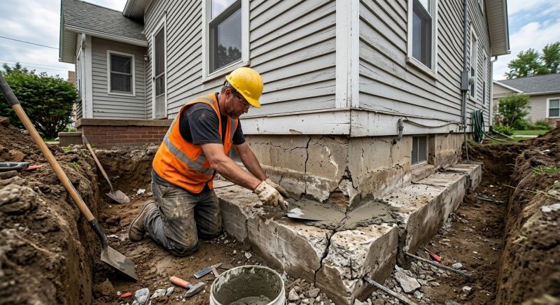 Cracked Foundation Repair in Palm Beach Gardens, FL
