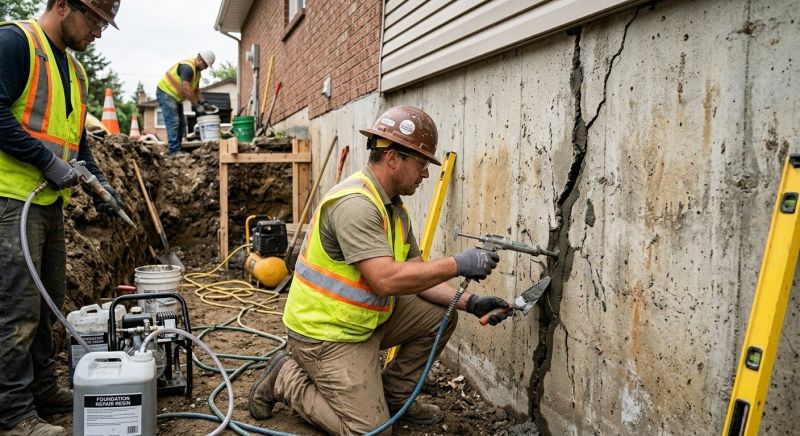 Cracked Foundation Repair in Palm City, FL