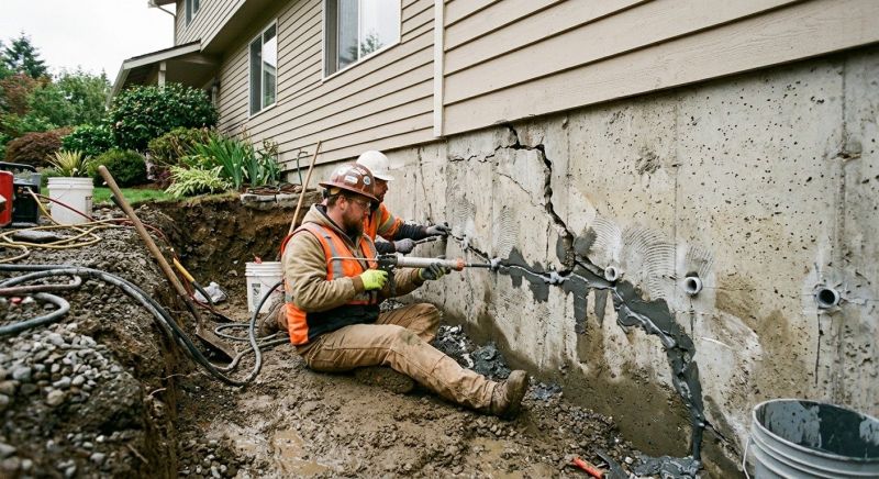 Cracked Foundation Repair in Palm City, FL