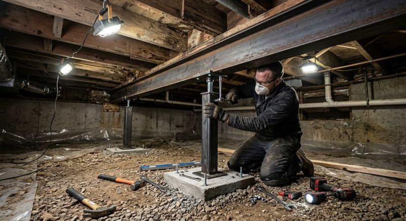 Crawlspace Structural Repair in Jupiter, FL
