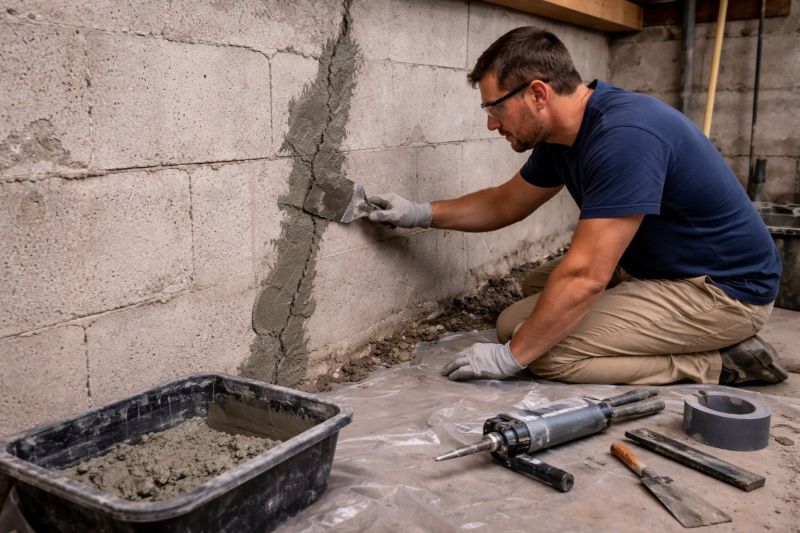 Foundation Crack Repair in Jensen Beach, FL