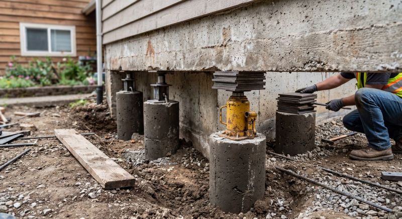 Foundation Pier Leveling in Jupiter, FL