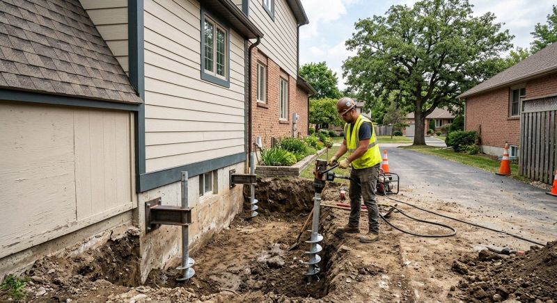 Helical Piers Installation in Jupiter, FL