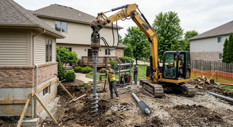 Helical Pile Installation in Jupiter, FL