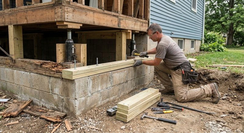 Sinking Foundation Repair in Palm Beach, FL